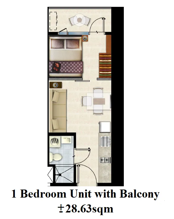 https://manilacondohub-smdc.com/images/properties/grace/unit-layouts/03 - T1 GRACE - 1BR with balcony (+28.63sqm) - Facing Amenity.webp